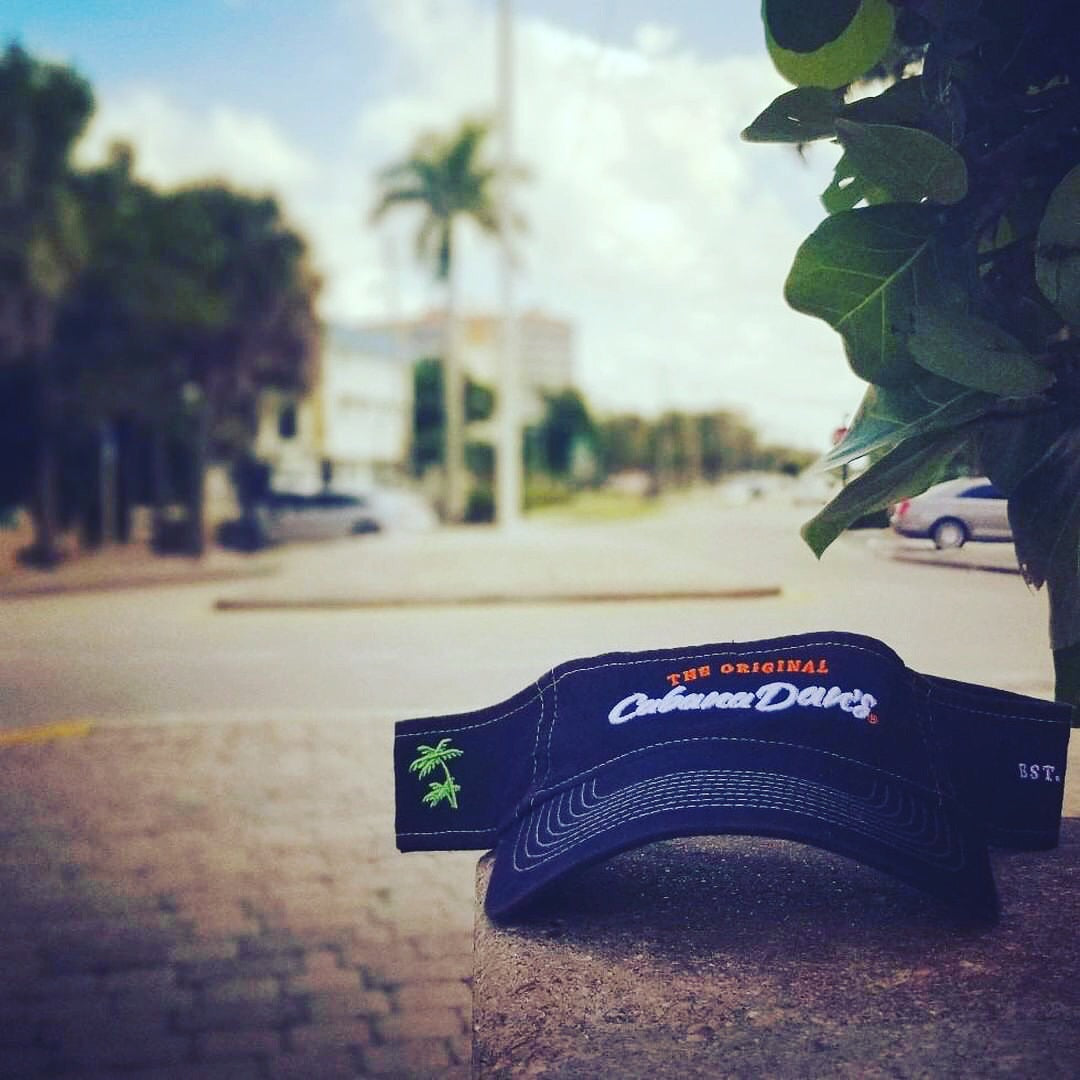 Cabana Dan's Original Navy Embroidered Visor