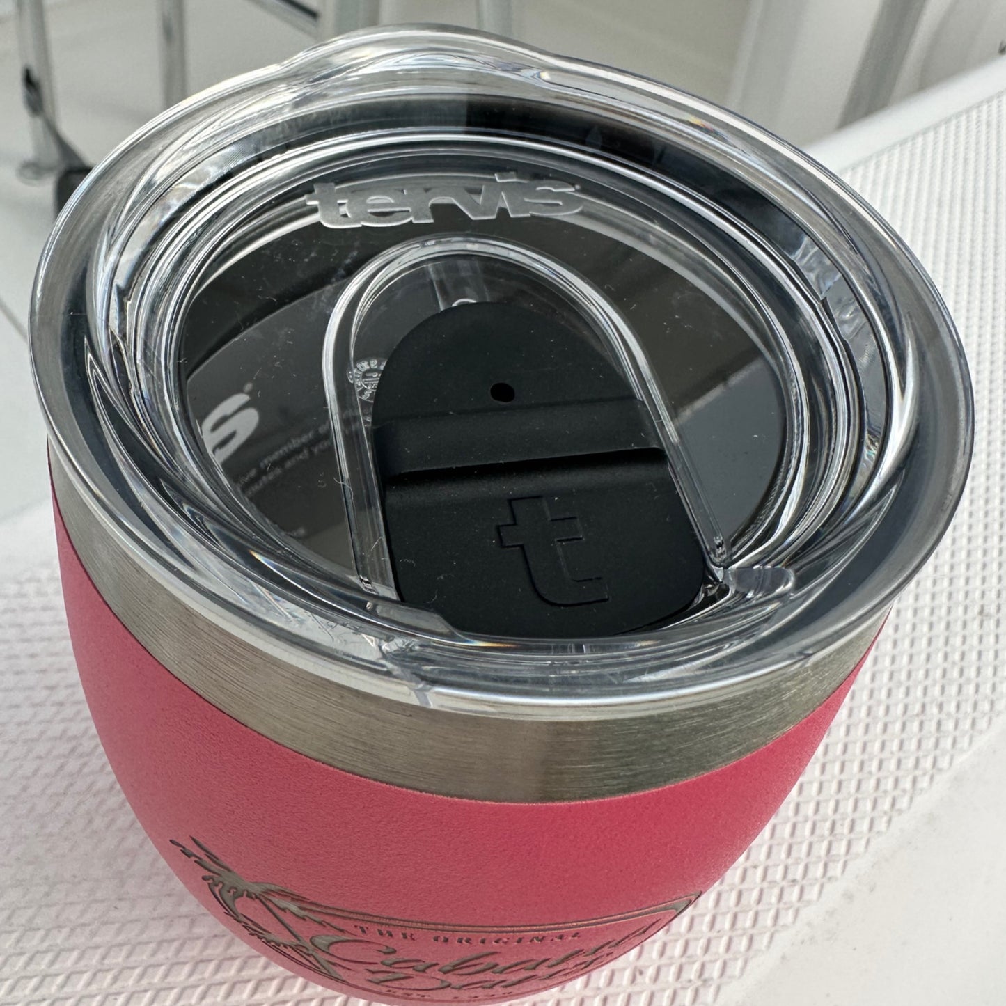 Cabana Dan's Stemless Wine Transport Vessel - Coral