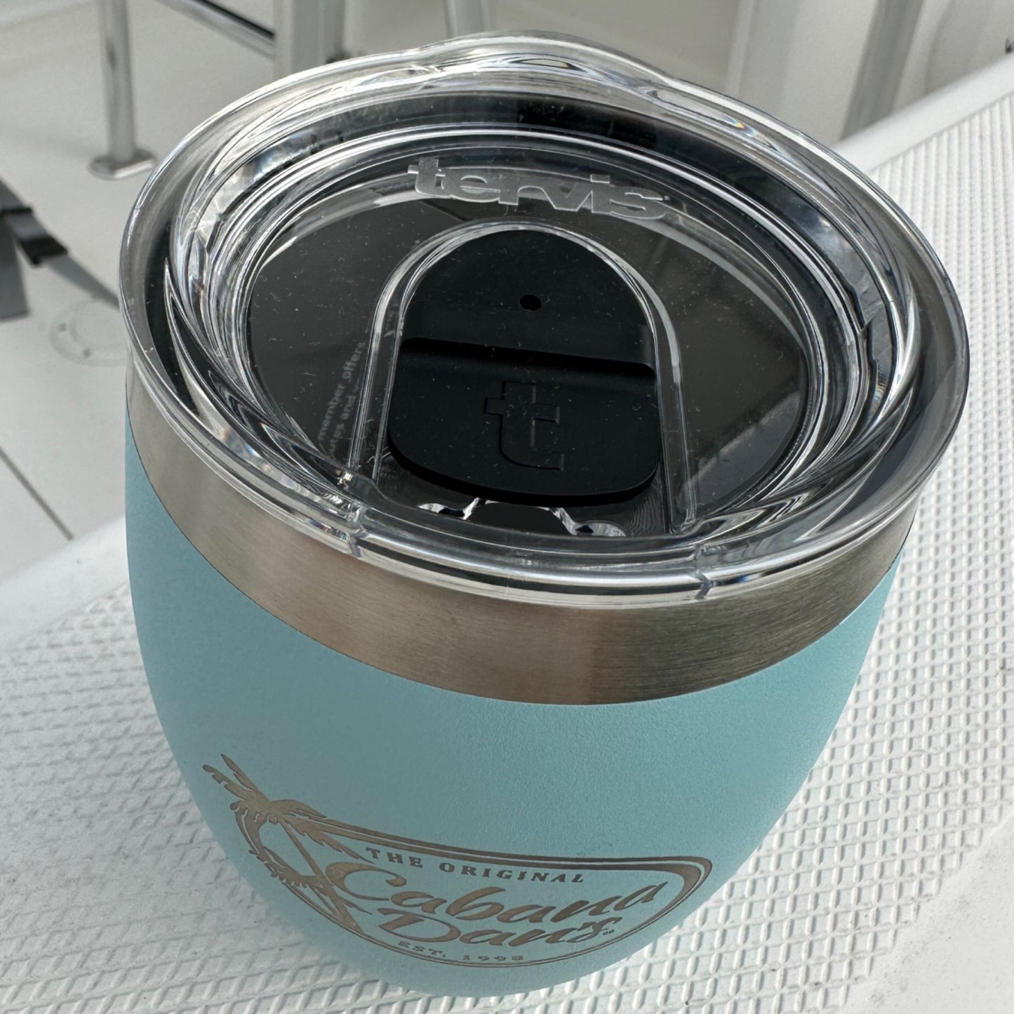 Cabana Dan's Stemless Wine Transport Vessel - Coral