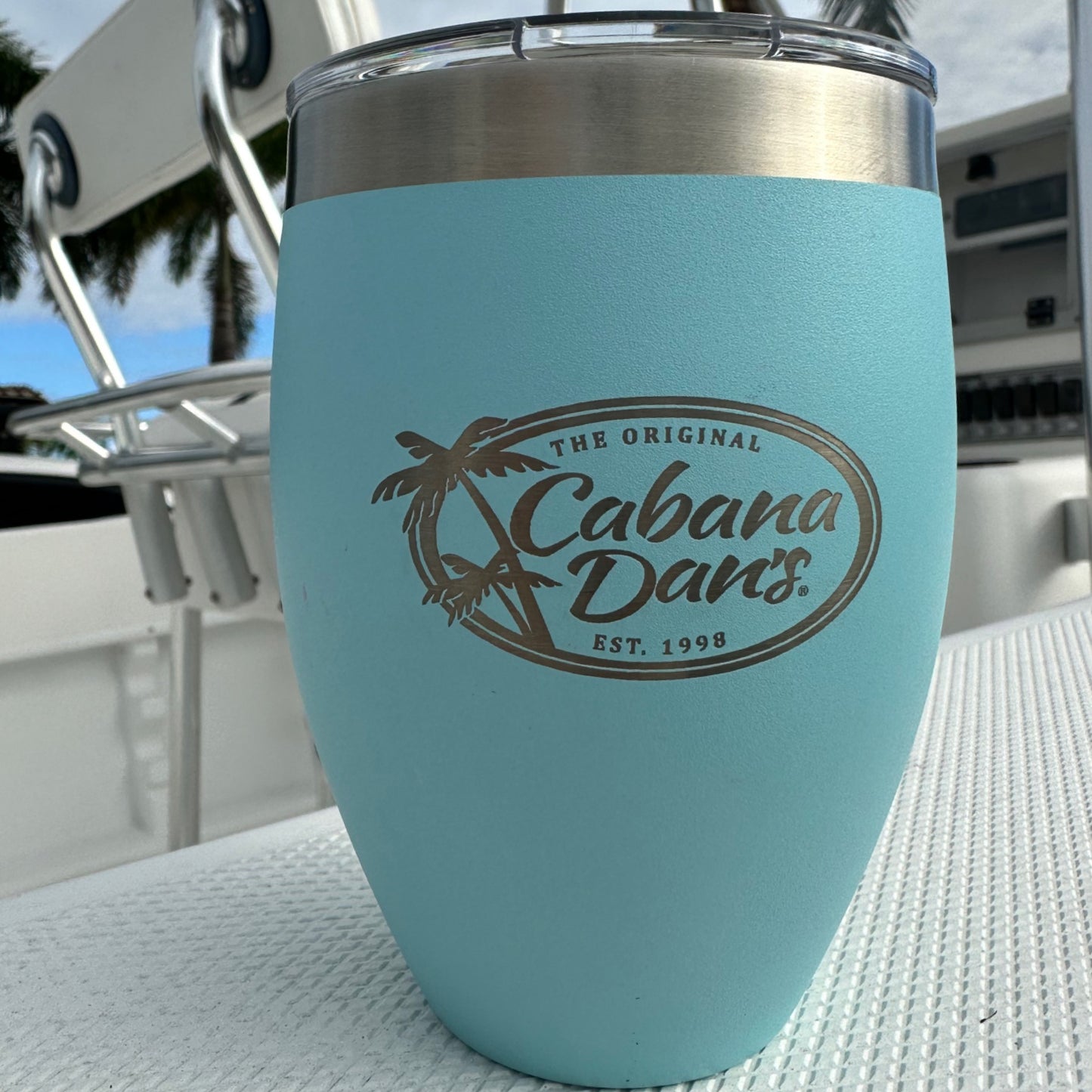Cabana Dan's Stemless Wine Transport Vessel - Coral