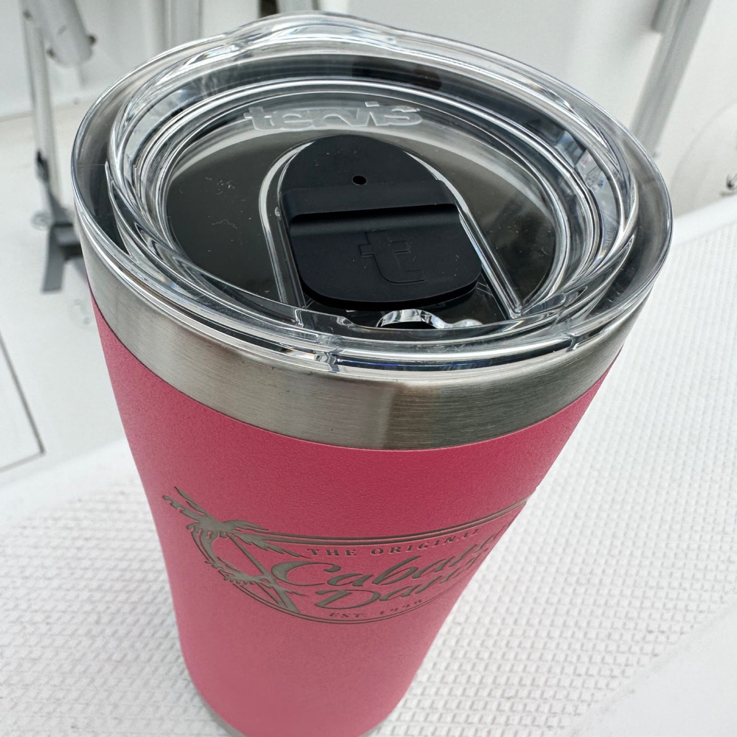 Cabana Dan's 20oz Beverage Transport Vessel - White