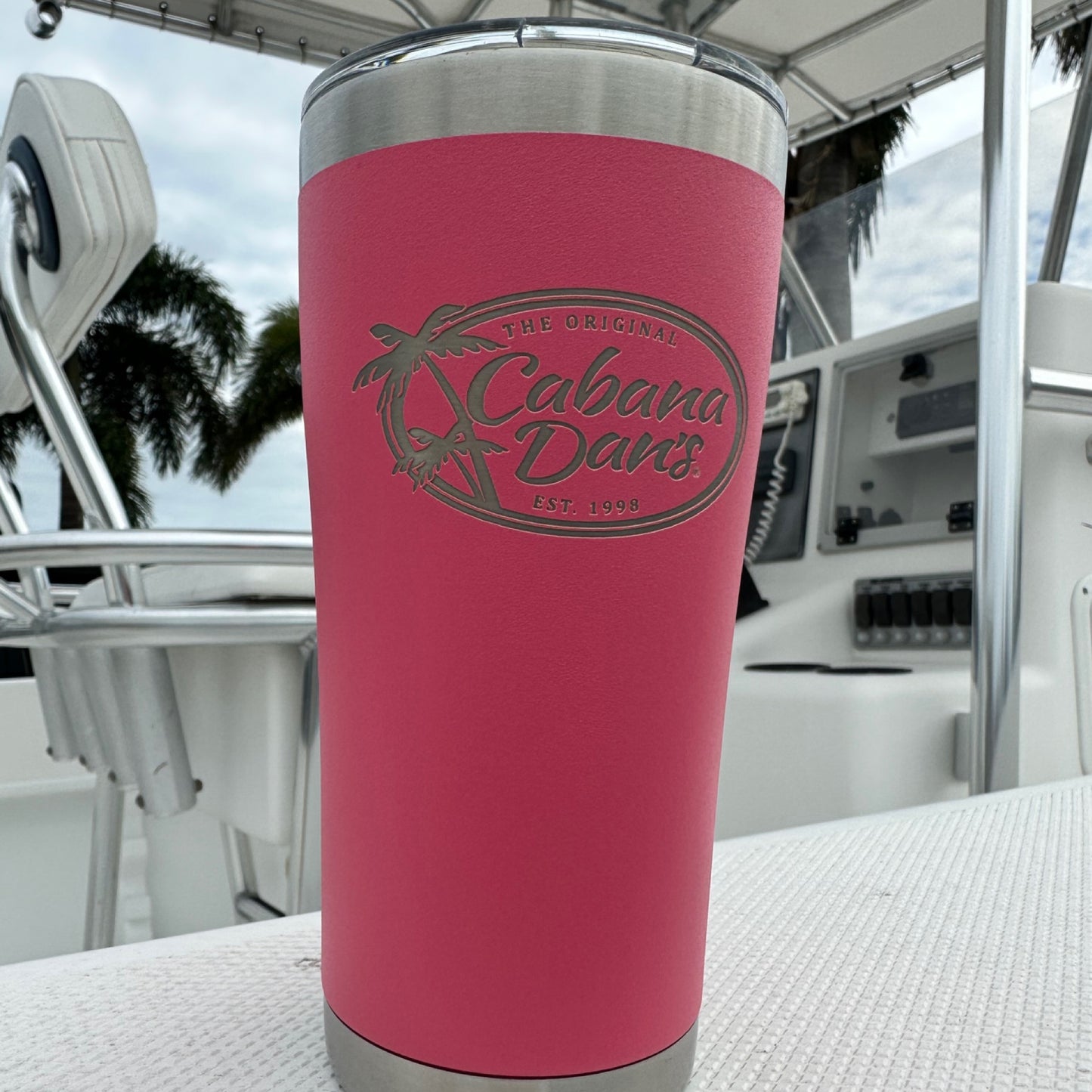 Cabana Dan's 20oz Beverage Transport Vessel - White