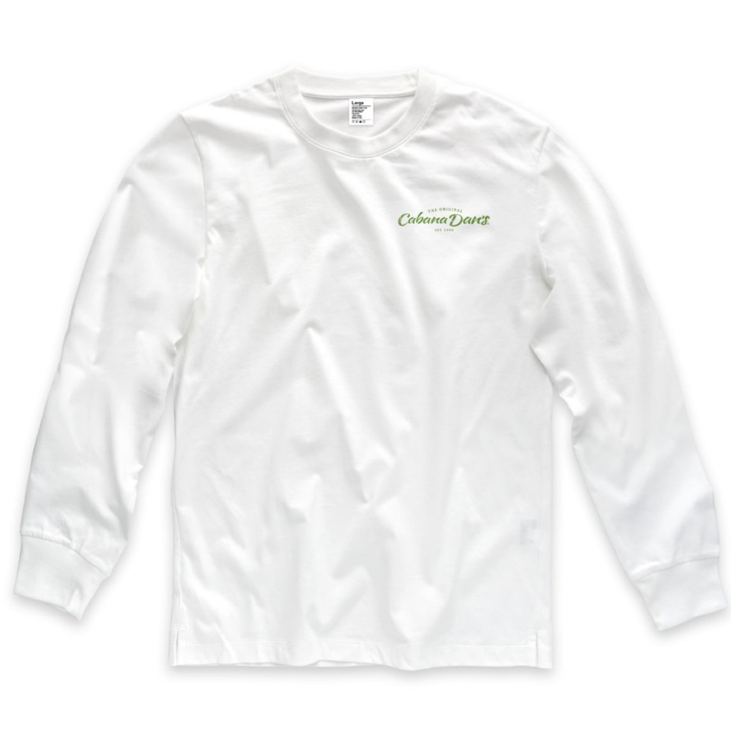 Cabana Dan's Vanderbilt Palm Green Long Sleeve Tee