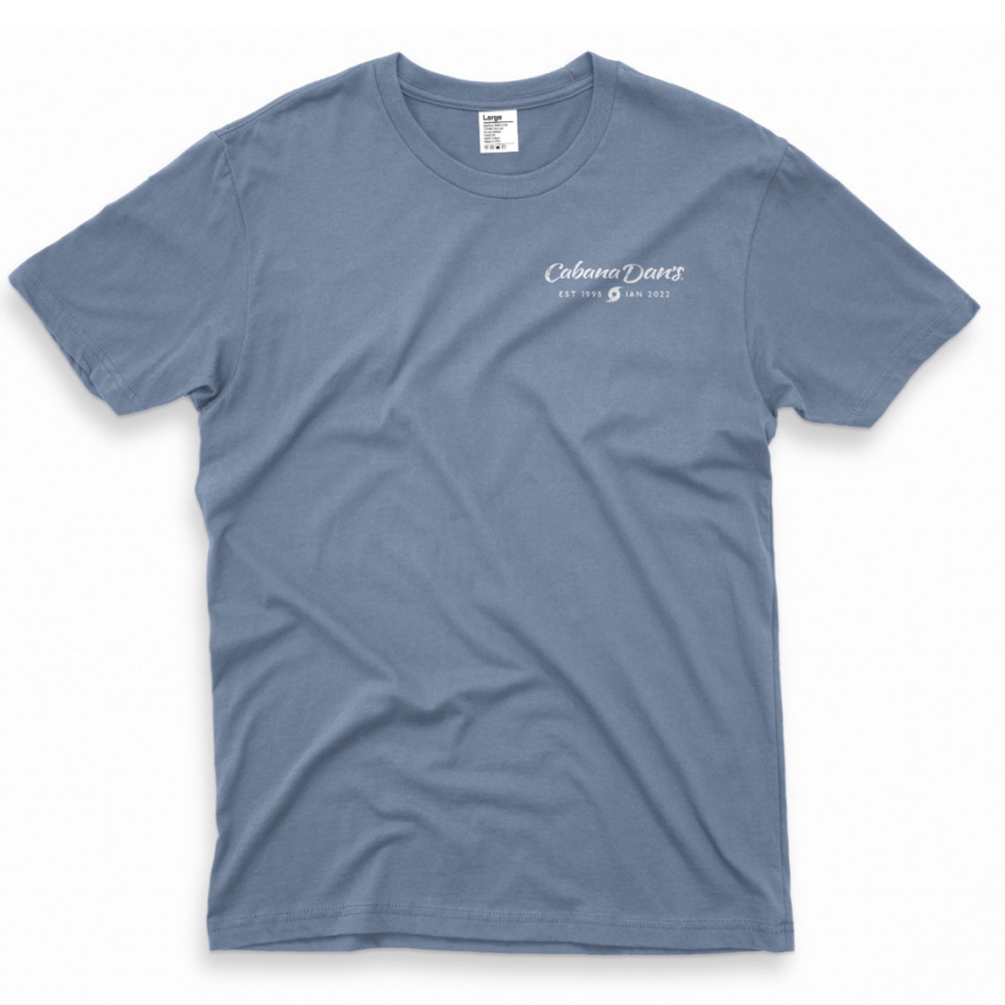 Cabana Dan's We Will Rebuild Navy Tee