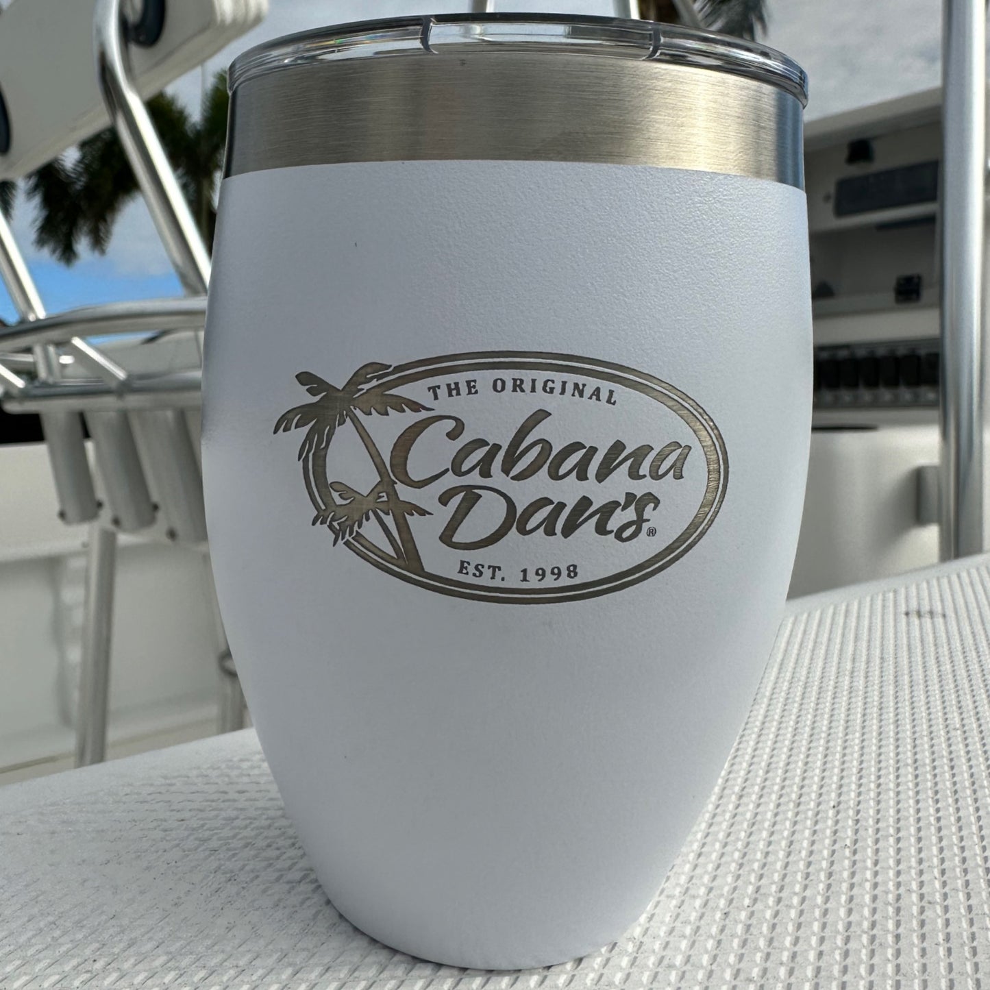 Cabana Dan's 12oz Beverage Transport Vessel - White