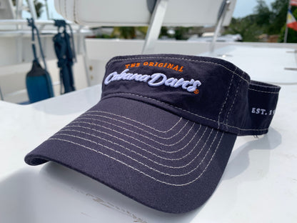 Cabana Dan's Original Navy Embroidered Visor