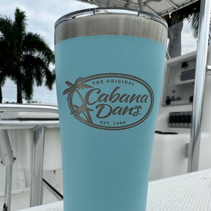 Cabana Dan's 20oz Beverage Transport Vessel - White