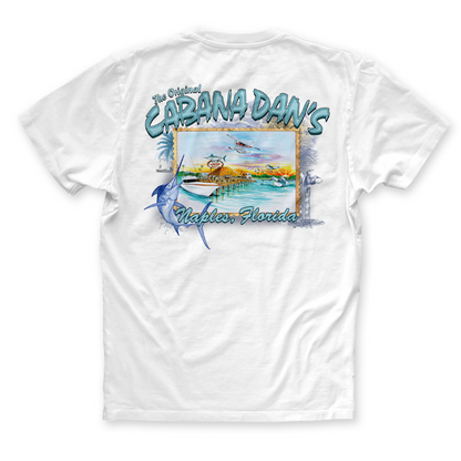 Cabana Dan's By Plane or Sea Tee