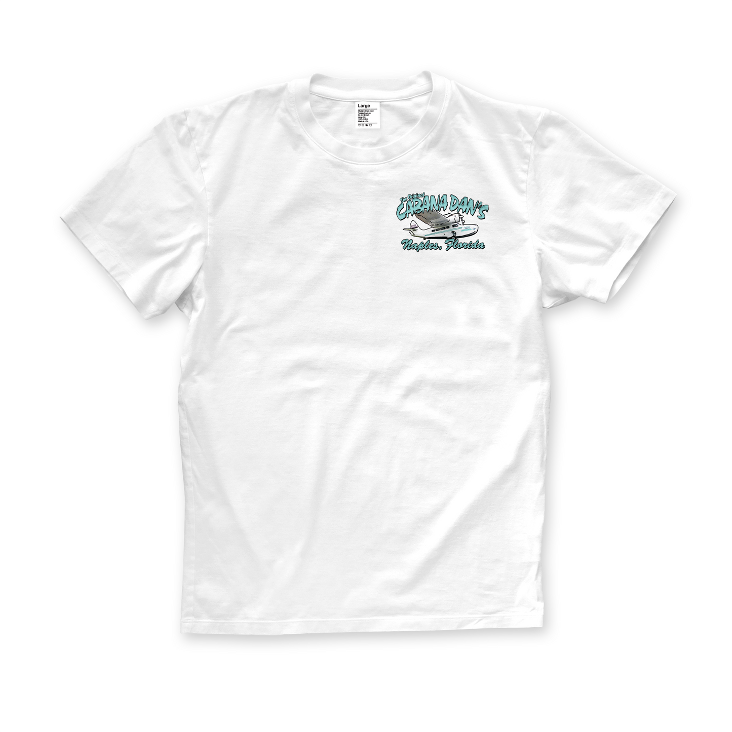 Cabana Dan's By Plane or Sea Tee