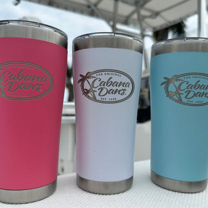 Cabana Dan's 20oz Beverage Transport Vessel - White
