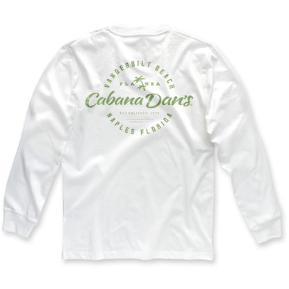 Cabana Dan's Vanderbilt Palm Green Long Sleeve Tee