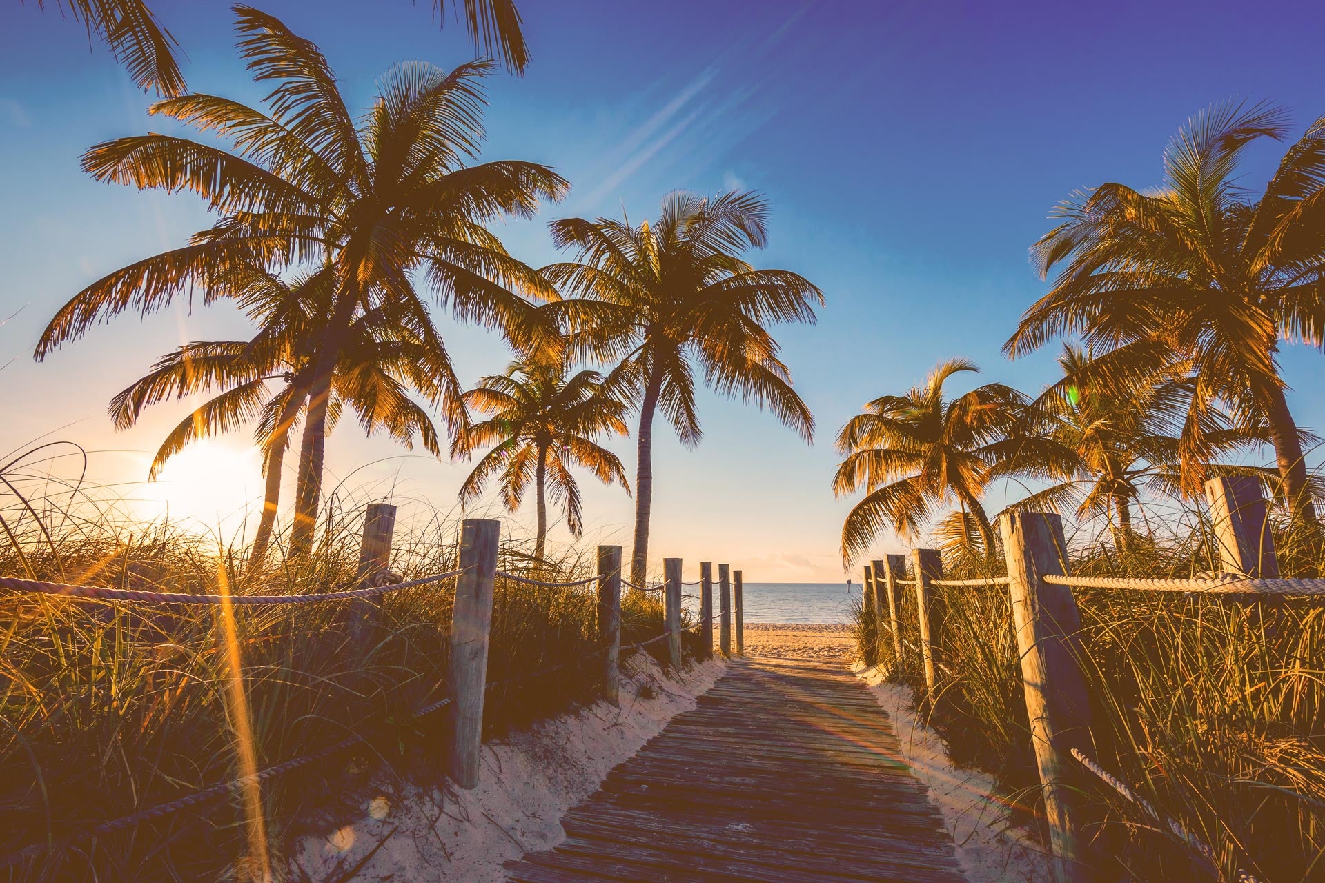 narrow walkway to the beach